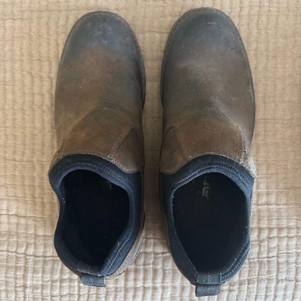 Men's Brown Leather Carhartt Shoes